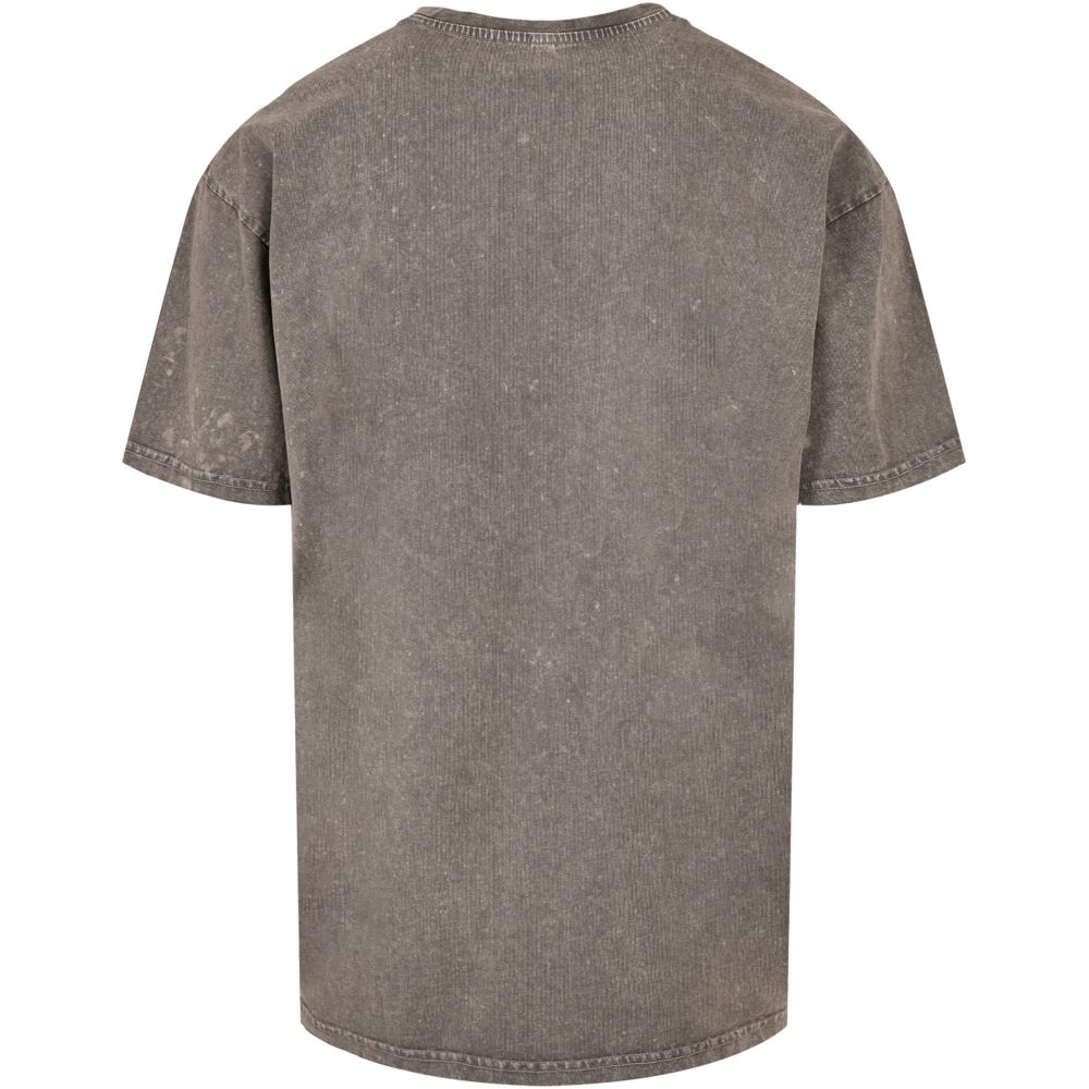 Mister Tee - Waiting For Friday Acid Washed Heavy Oversize Herren TShirt - Grau